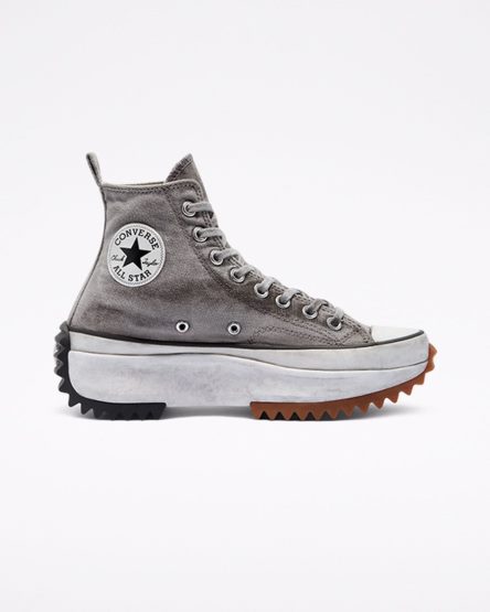 Zapatos Plataforma Converse Run Star Hike Smoked Canvas Altas Mujer Blancas | PE 48E2L0